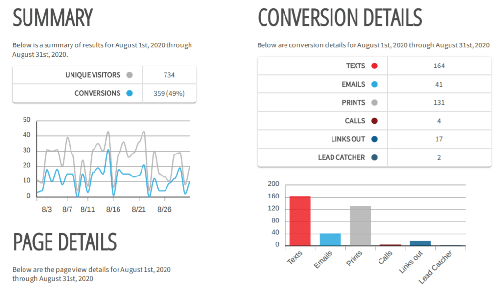 20 PERCENT CONVERSIONS