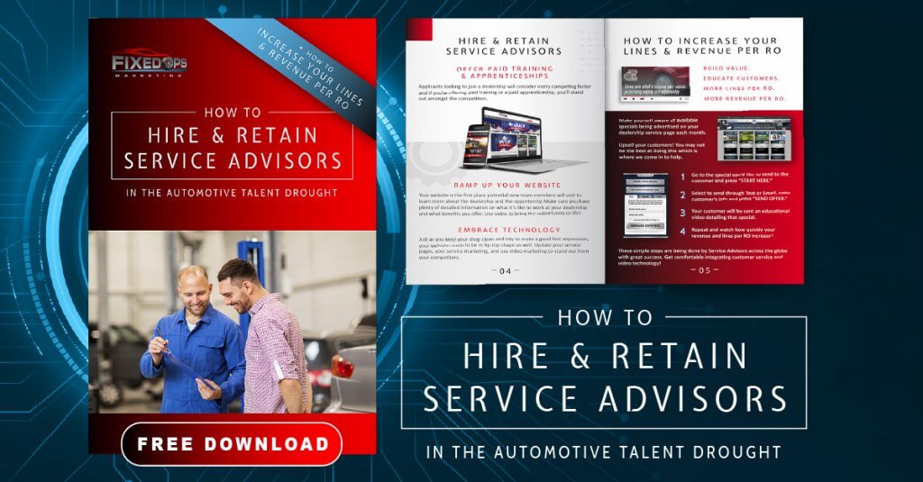 How to Hire & Retain Service Advisors in the Automotive Talent Drought free download
