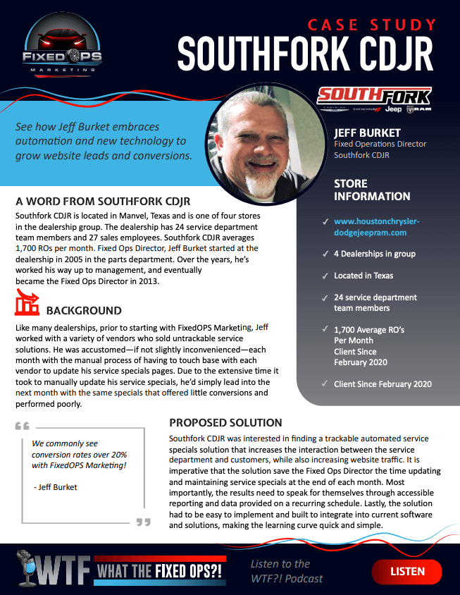 Southfork CDJR Case Study