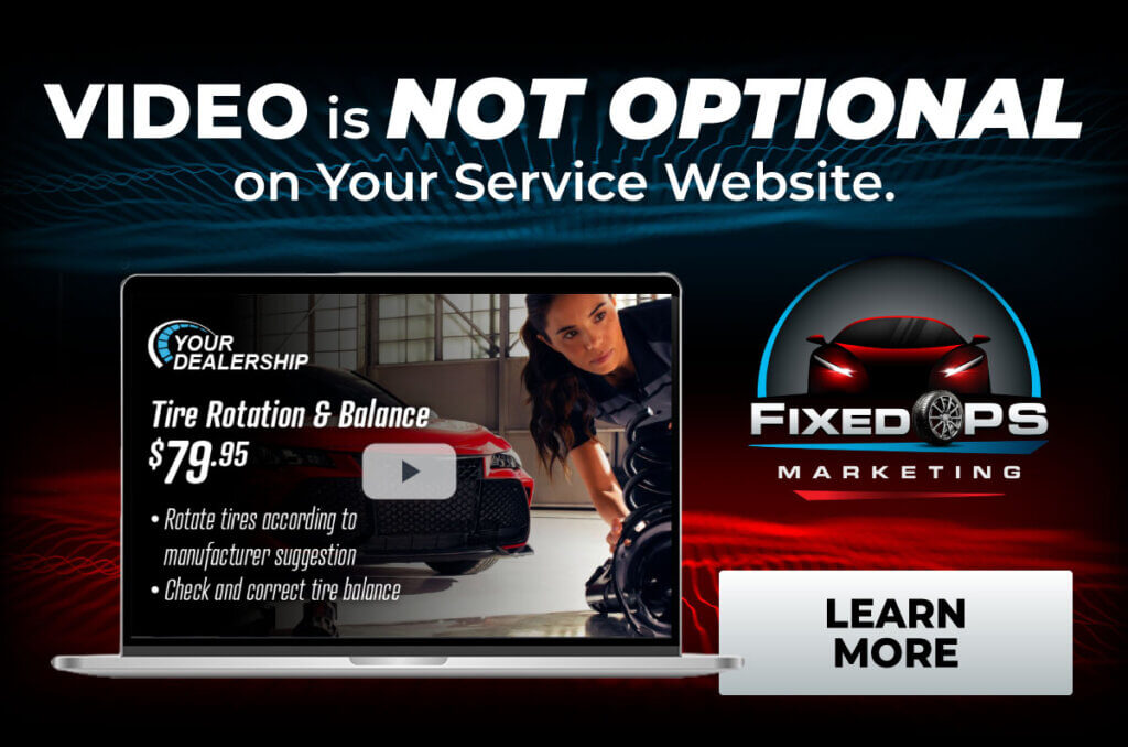 VIDEO is NOT OPTIONAL on Your Service Website