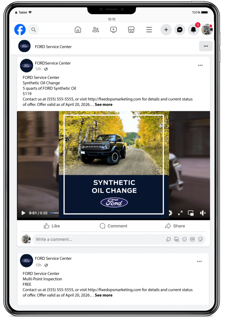 ford direct service marketing