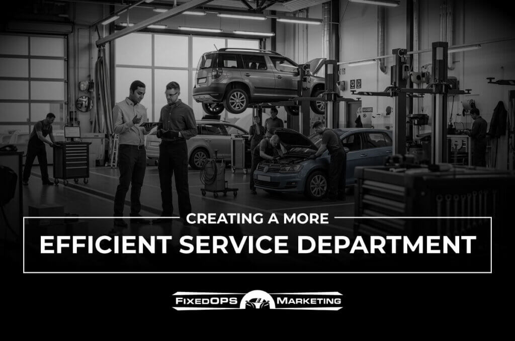 Creating a More Efficient Service Department